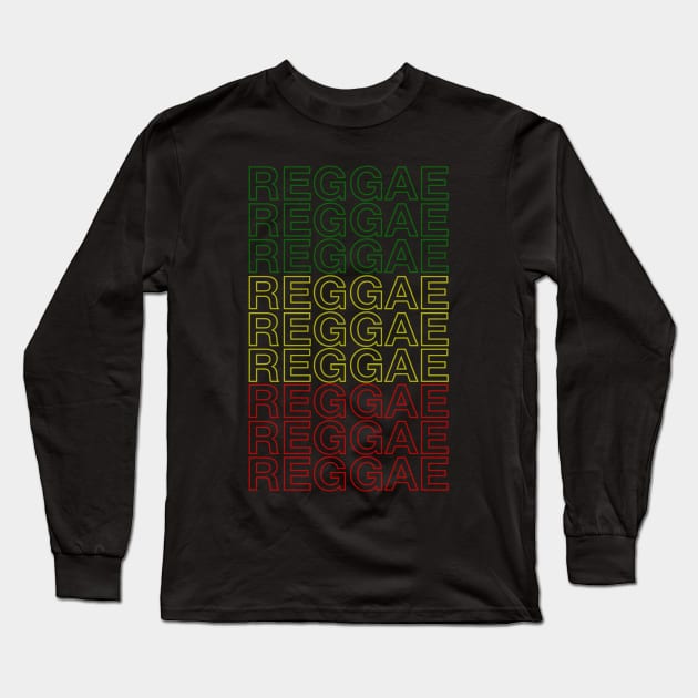 Reggae Power Long Sleeve T-Shirt by Rafael Pando